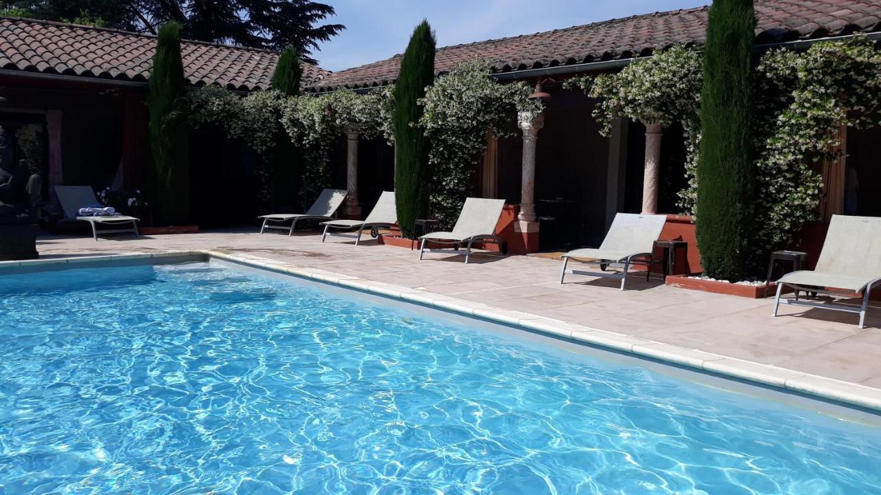Bed and Breakfast Couleurs Du Sud Vallon-Pont-dʼArc Exterior foto